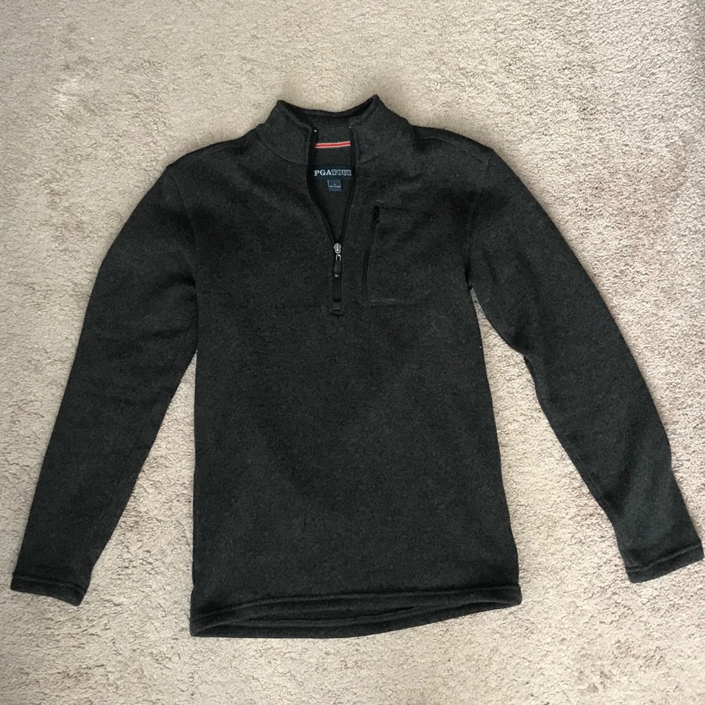 PGA Tour 1/4 Zip Fleece Pullover